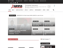 Tablet Screenshot of kampustoday.com